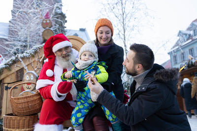Rencontrez le Père Noël et la Mère Noël