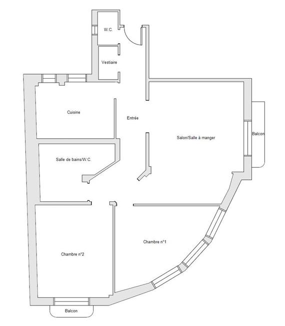 Appartement - 78 m² - 3 pièces