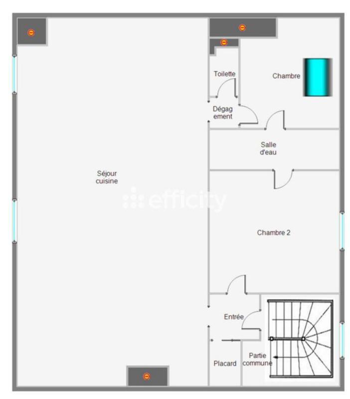 Appartement - 105 m² - 4 pièces