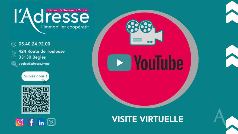 Appartement - 63 m² - 3 pièces