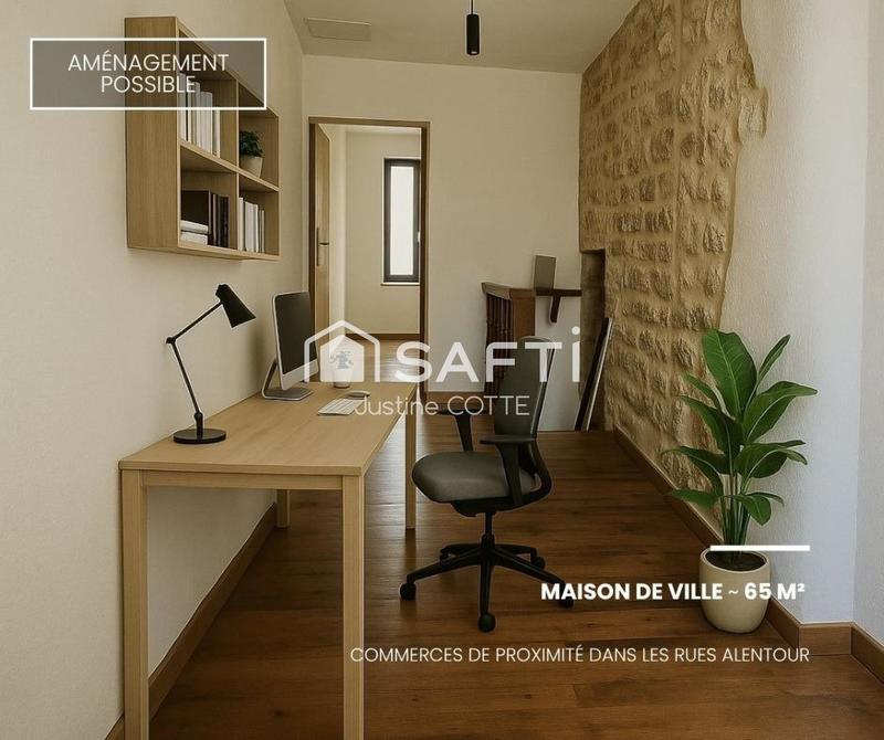 Maison de ville - 65 m² - 2 pièces