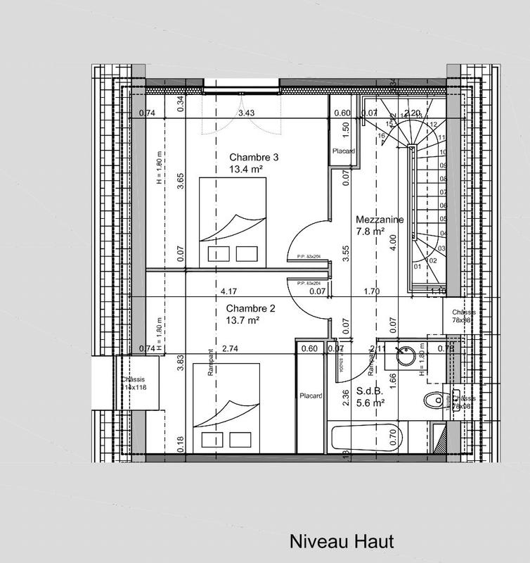 Appartement - 116 m² - 4 pièces