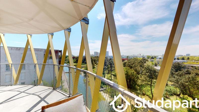 Chambre - 12 m² - 1 pièce