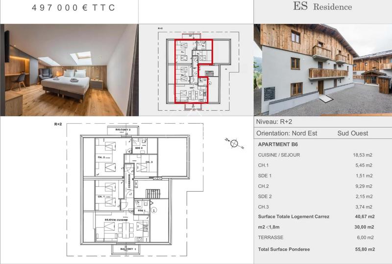 Appartement - 40 m² - 4 pièces