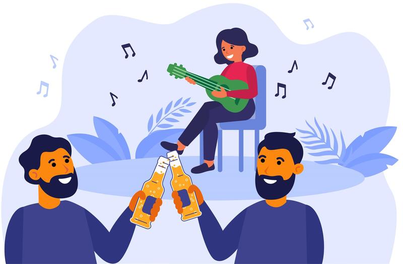 Bal-musette animé par Christophe et Helmut