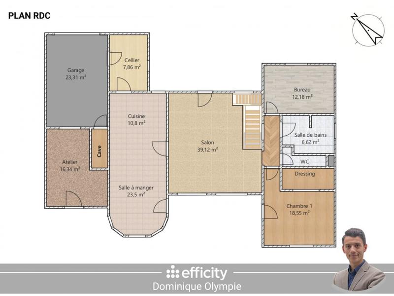 Maison - 155 m² - 8 pièces