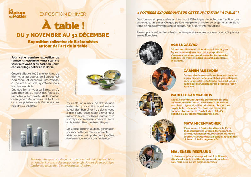 Exposition collective : a table !