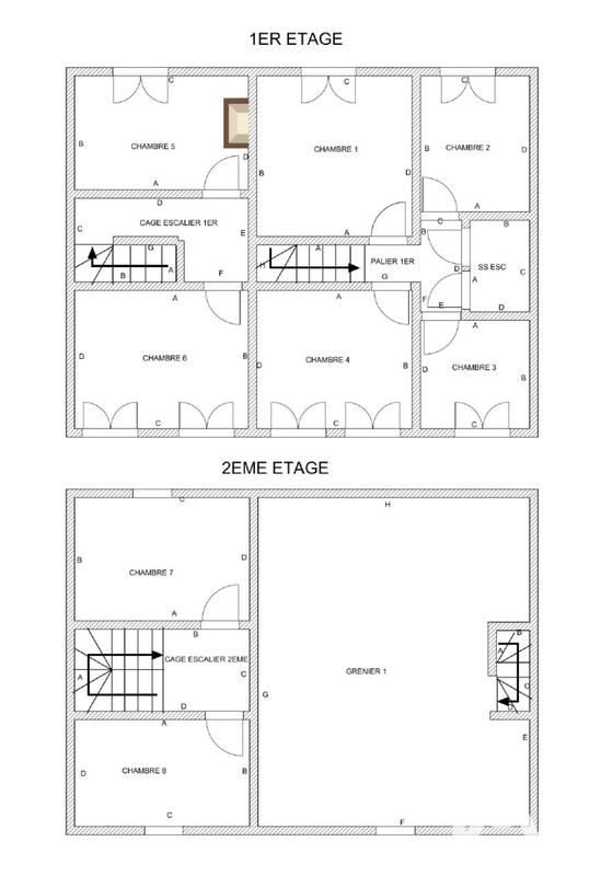 Maison - 203 m² - 10 pièces