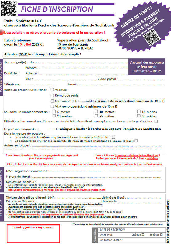 Marché - foire st vincent