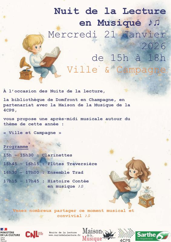 Nuit de la Lecture en musique