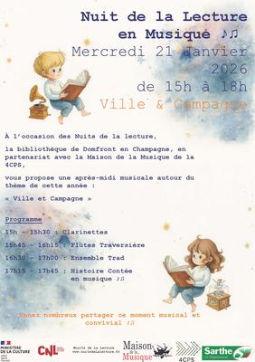 Nuit de la Lecture en musique