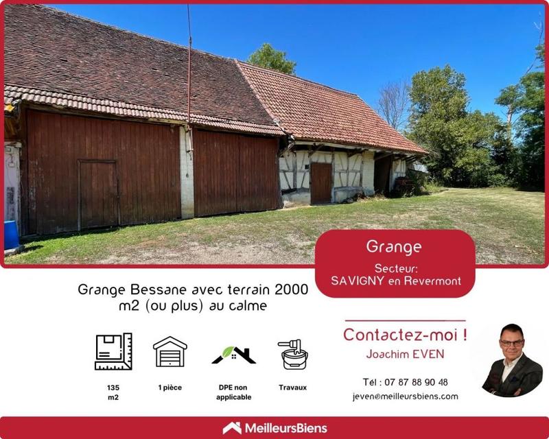 Hangar - 135 m² - 2 pièces