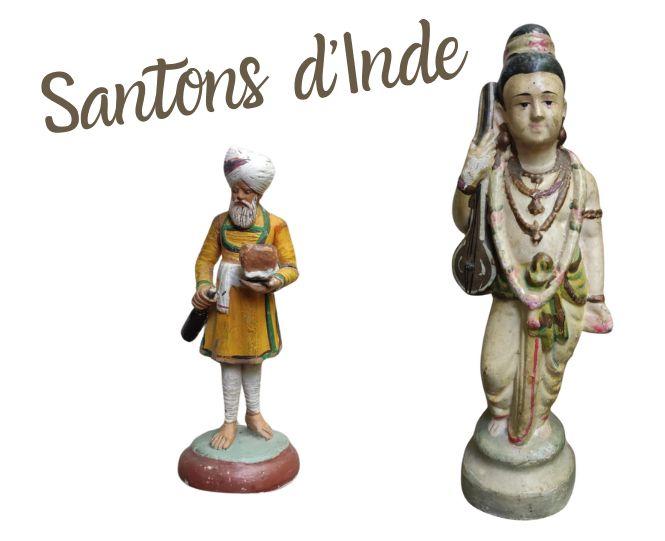 "Santons" - figurines de Diwali d'Inde à l'abbaye Saint-Victor