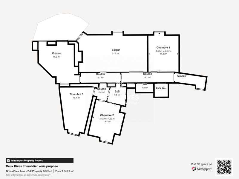 Appartement - 112 m² - 4 pièces