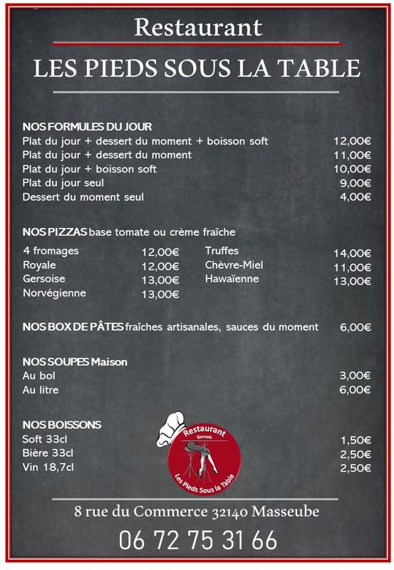 Les Pieds Sous la Table