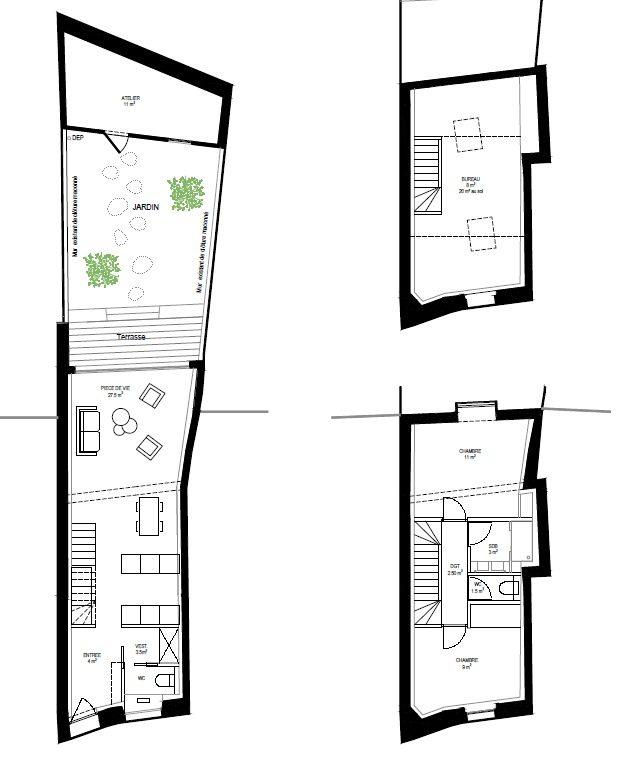 Maison ancienne - 75 m² - 4 pièces