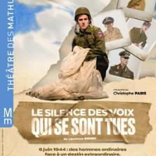 Le Silence des Voix Qui se Sont Tues - Théâtre des Mathurins - Paris
