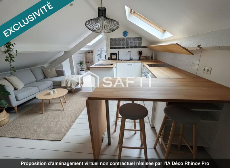 Appartement - 19 m² - 2 pièces