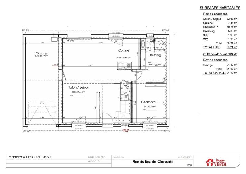 Maison - 86 m² - 4 pièces