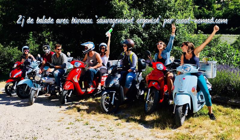 Scooter nomad - balade en scooter et mobylette