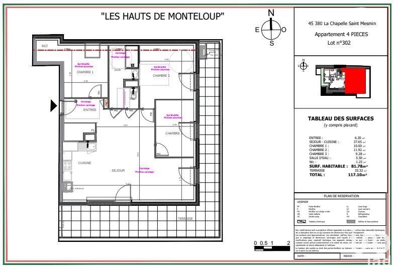 Appartement - 81 m² - 4 pièces