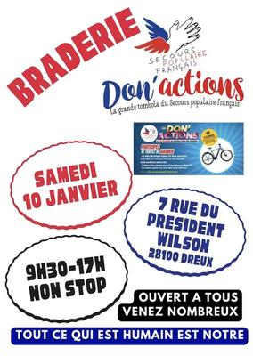 Braderie du secours populaire de dreux