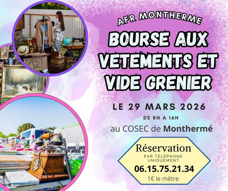 Vide grenier bourse aux vêtements etc