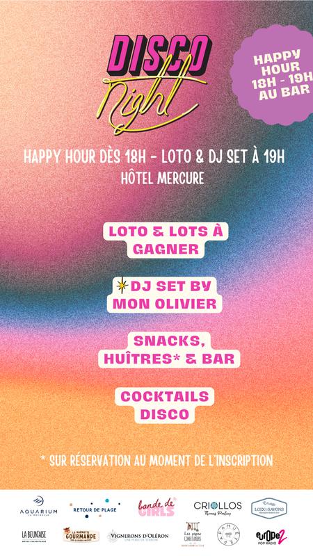Disco Night : Loto &amp; Dj set By Mon Olivier 30/01 au Gaee à la Rochelle
