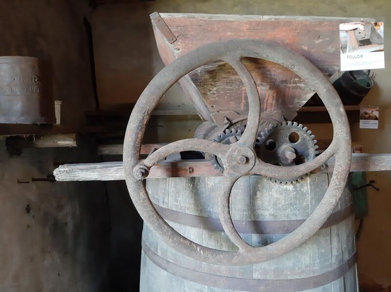 François vous fait découvrir le travail de la vigne avec ses outils d'antan
