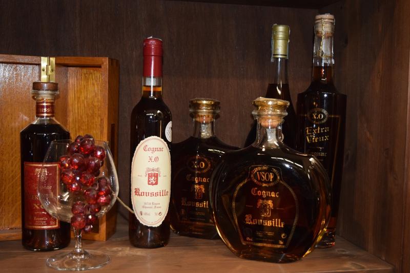 Cognac et Pineau Roussille