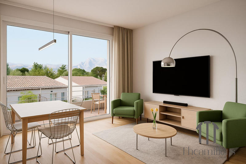 Appartement - 49 m² - 2 pièces