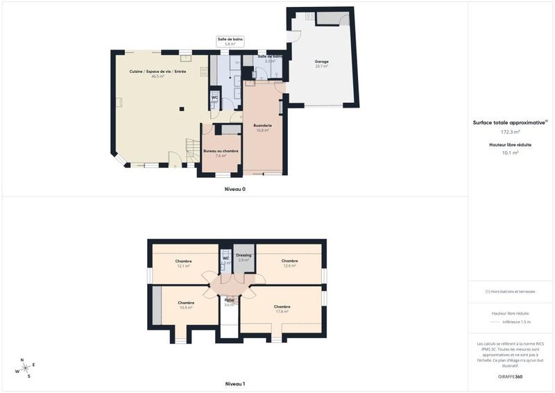 Maison - 127 m² - 6 pièces