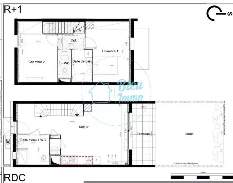 Maison - 71 m² - 3 pièces
