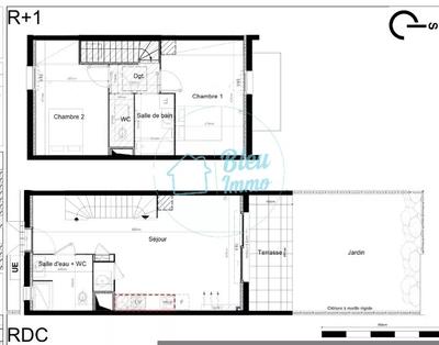 Maison - 71 m² - 3 pièces