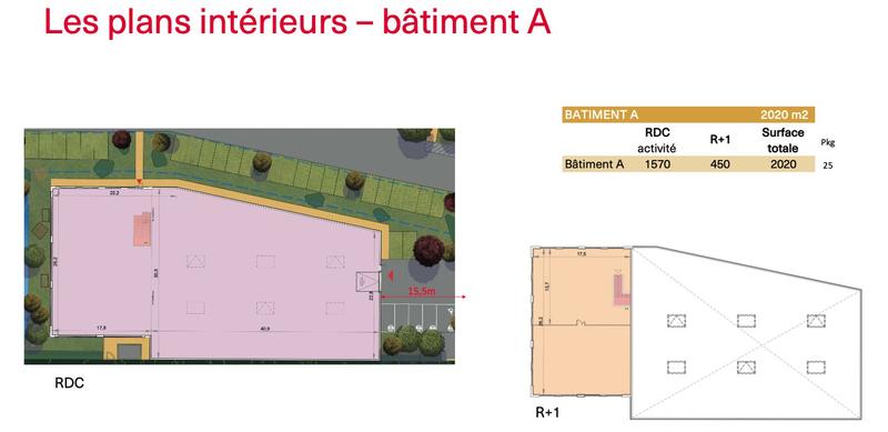 Entrepôt - 2 020 m²