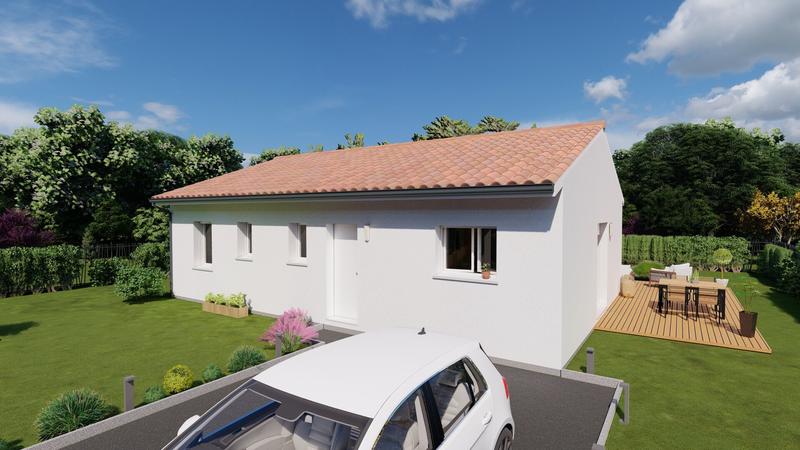 Maison - 80 m² - 4 pièces