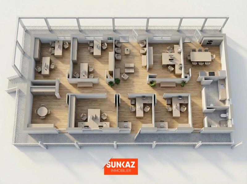 Local commercial - 200 m² - 2 pièces