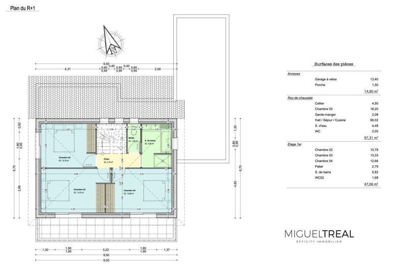 Maison - 145 m² - 6 pièces