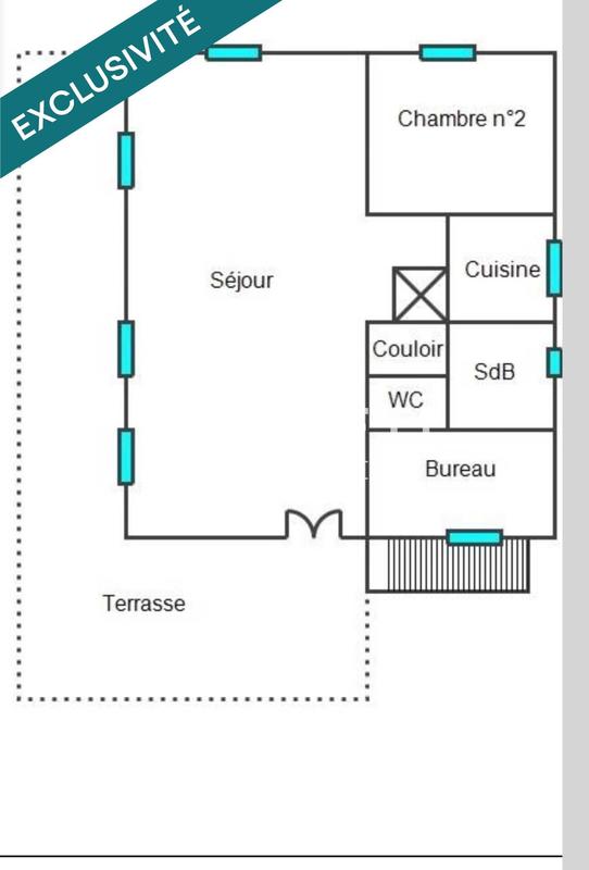 Maison - 97 m² - 5 pièces