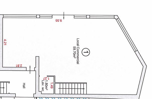 Local commercial - 110 m²