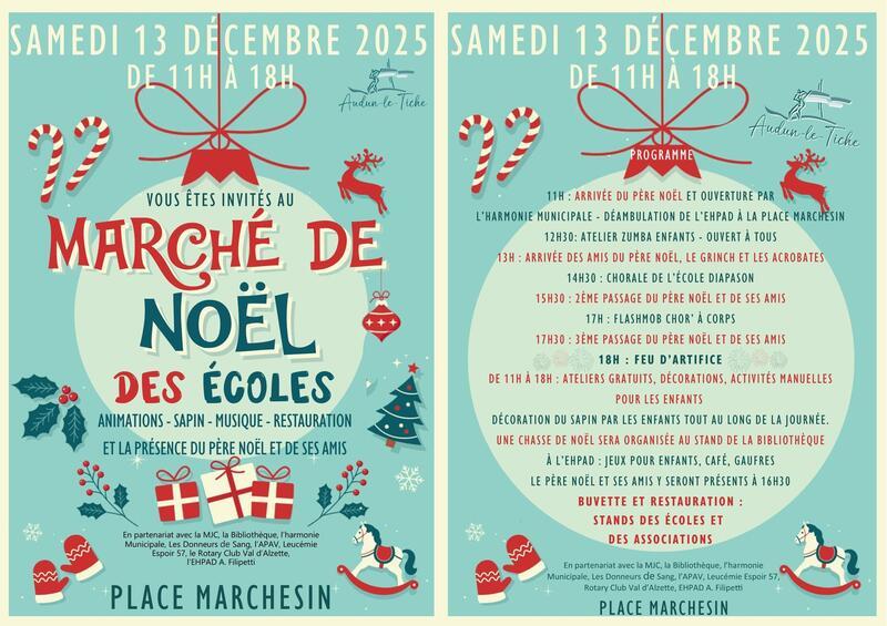 Marché de noël des écoles
