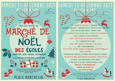Marché de noël des écoles