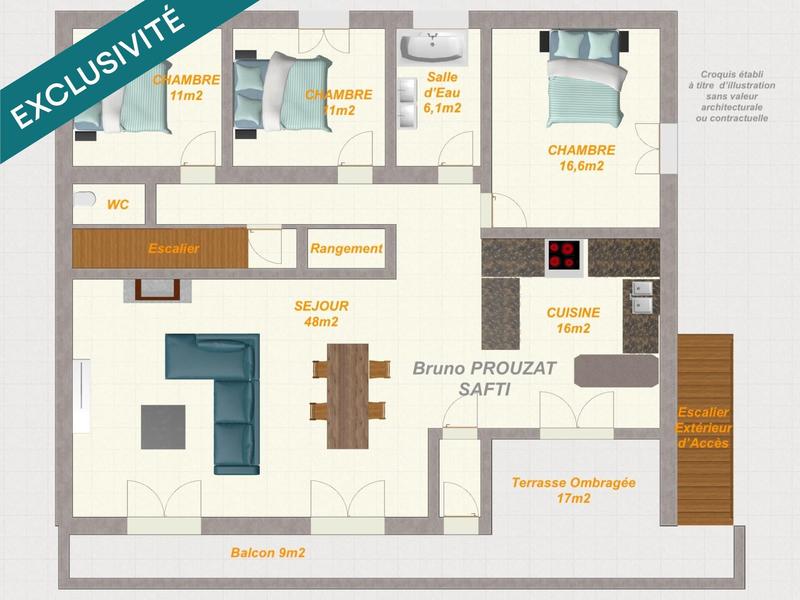 Maison - 222 m² - 8 pièces