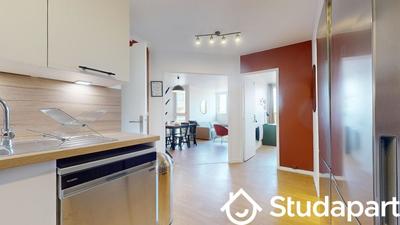 Chambre - 9 m² - 1 pièce