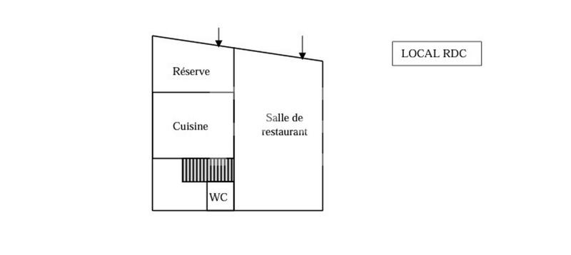 Local commercial - 70 m² - 3 pièces