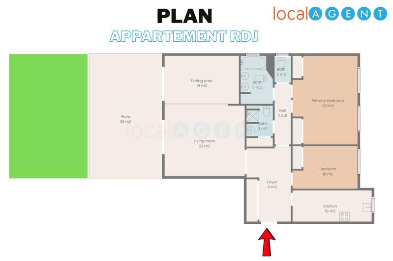 Appartement - 104 m² - 5 pièces