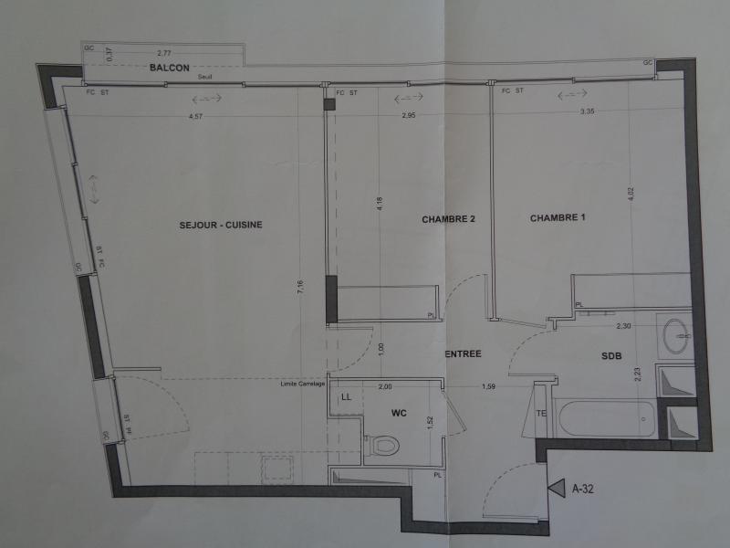 Appartement - 71 m² - 3 pièces