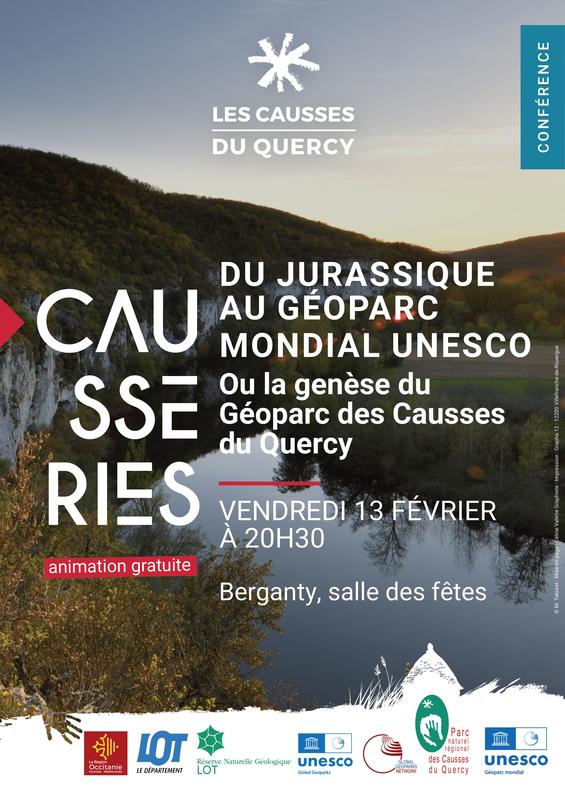 Du jurassique au Géoparc mondial Unesco ou la genèse du Géoparc des Causses du Quercy