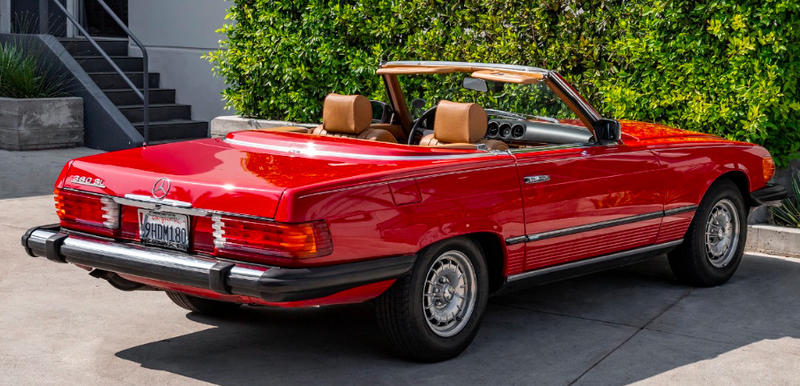 Mercedes Sl 380 380sl cab + hard top