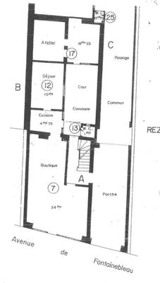 Immeuble - 68 m² - 3 pièces